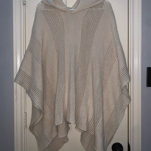 Mudd Off-White Sweater Poncho
